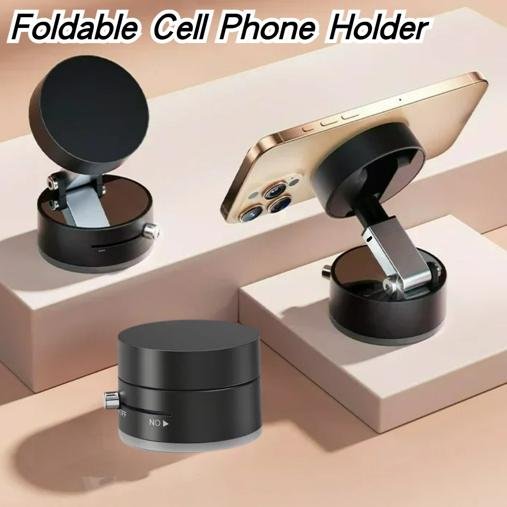 Car Phone Holder Magnetic - 高性能磁気真空ホルダー折りたたみ式ユニバーサル電話スタンド車のデスクトップ浴室アウトドアスポーツアクセサリー