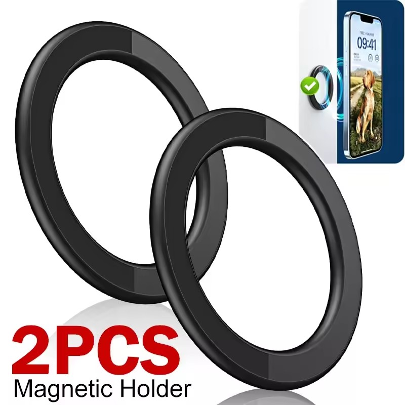 Car Phone Holder Magnetic - MagSafe対応 磁気リングホルダー 強力マグネット 携帯電話壁掛けスタンド iPhone 17
