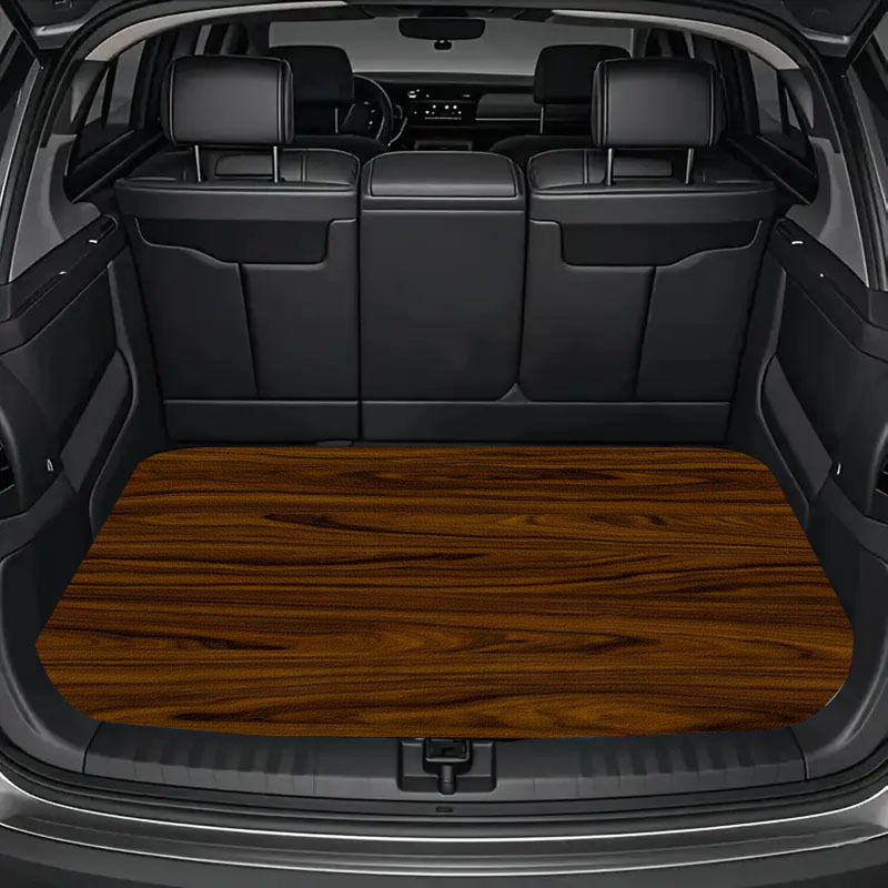Car Accessories You Must Have - 1枚入りプリントデザインカートランクマット、必須の旅行用品、様々な車種にユニバーサルフィット、必須の車内アクセサリー