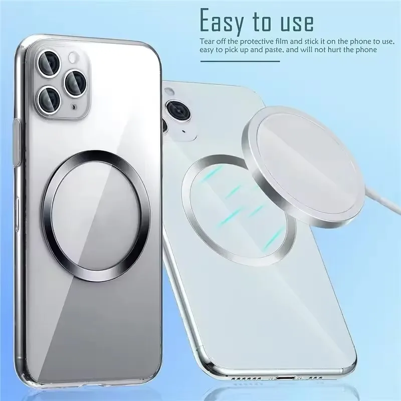 ステンレス製ユニバーサル磁気金属プレートリング、マグセーフワ - Car Phone Holder Magnetic のレビューと価格