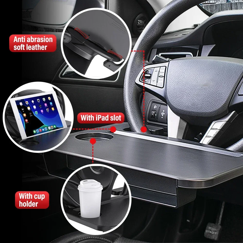 多用途カートレイ、ラップトップデスクパッド、マウントスタンド - Car Seat Organizer のレビューと価格