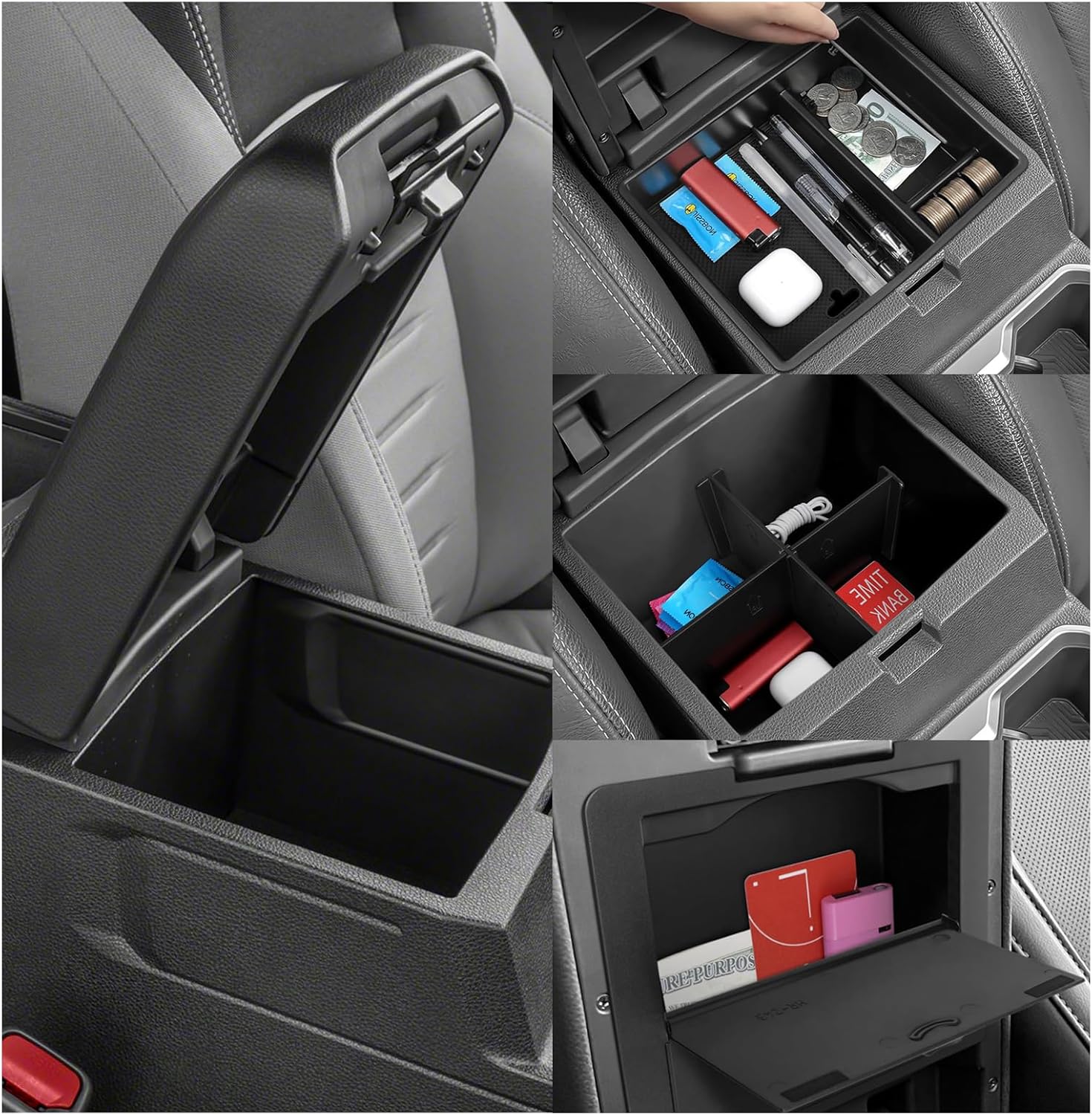 2 個トヨタタコマ 2024 -2026 アームレスト収納ボ - Car Seat Organizer のレビューと価格
