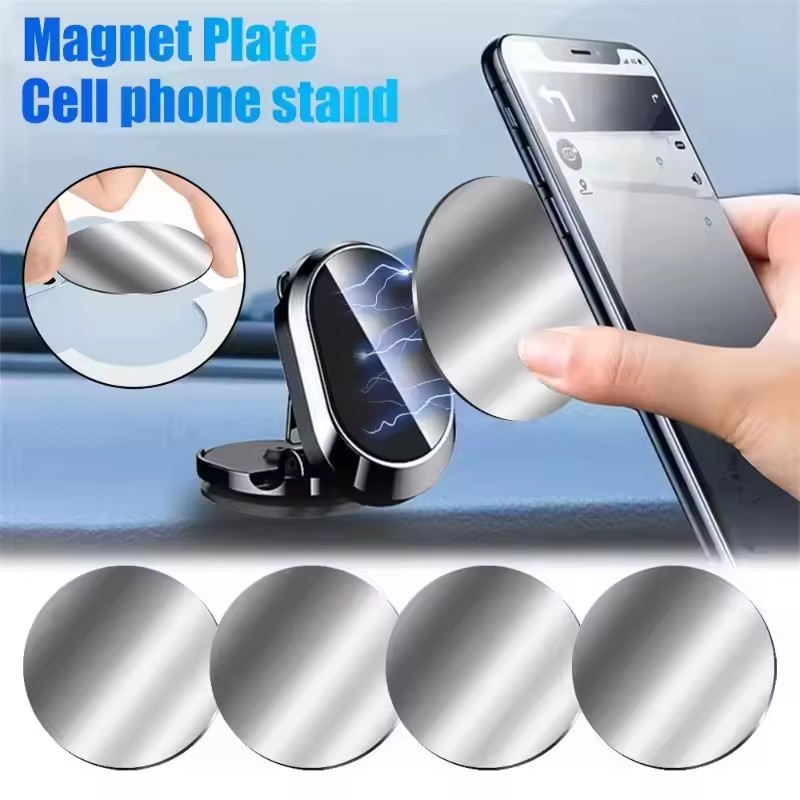1/50個入り 磁気金属プレート 磁気式車載携帯電話ホルダー - Car Phone Holder Magnetic のレビューと価格