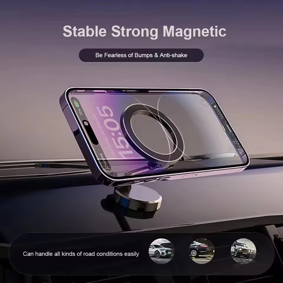 マグセーフ360対応折りたたみ式マグネット式車載携帯電話ホル - Car Phone Holder Magnetic のレビューと価格