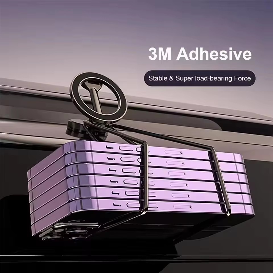 マグセーフ360対応折りたたみ式マグネット式車載携帯電話ホル - Car Phone Holder Magnetic のレビューと価格