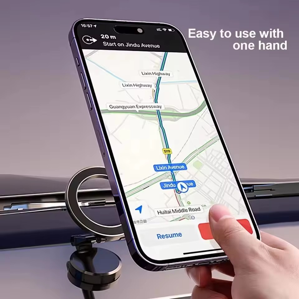 マグセーフ360対応折りたたみ式マグネット式車載携帯電話ホル - Car Phone Holder Magnetic のレビューと価格