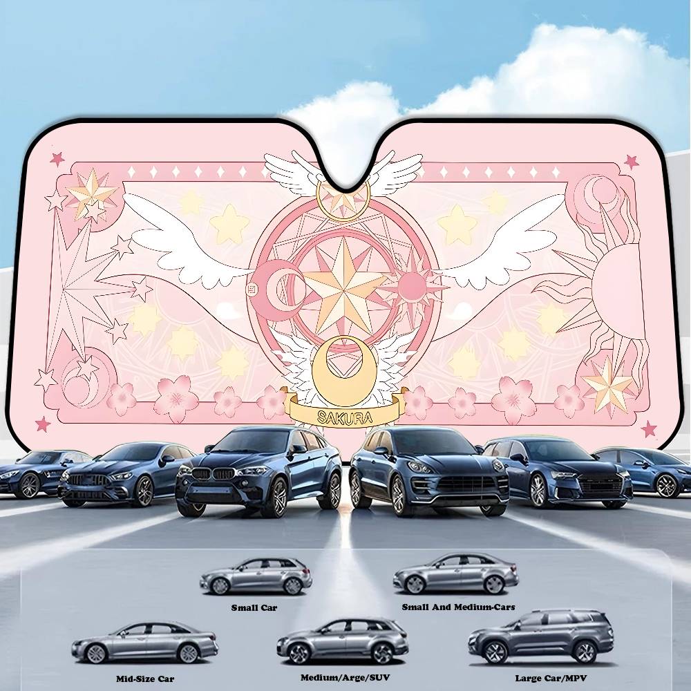 カードキャプターさくらのアニメ柄、車の窓用サンシェード、フロ - Car Accessories Rear のレビューと価格