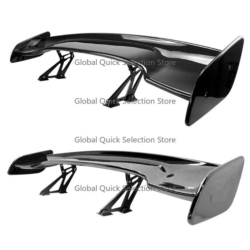ユニバーサルカーリアスポイラーウィング145cm、カーボンフ - Car Accessories Rear のレビューと価格