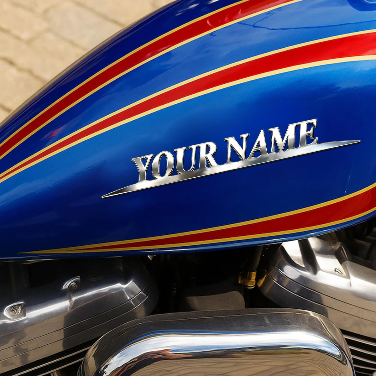 メタル製のおしゃれな「YOUR NAME」ステッカー、カスタ - Car Accessories Rear のレビューと価格