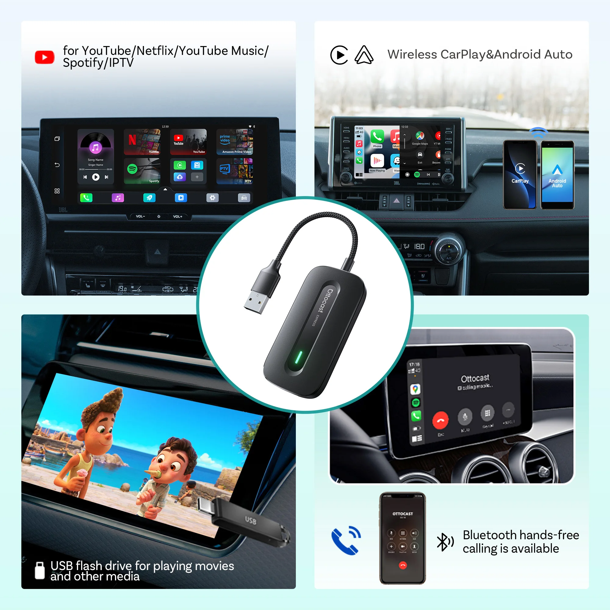 OTTOCAST Play2Video Express ワイ - Car Accessories Youtube のレビューと価格