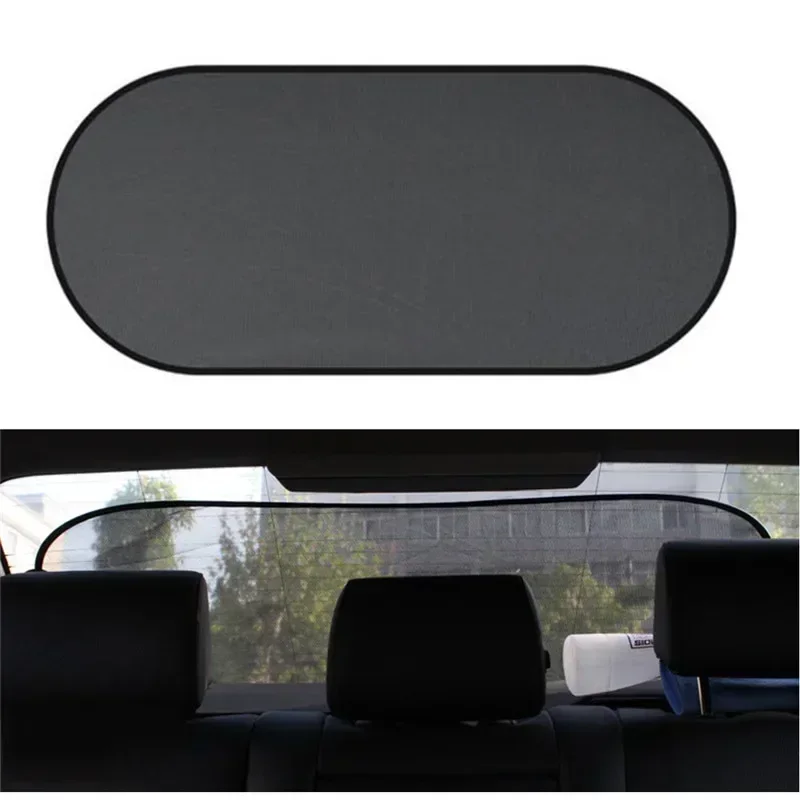 1 セット黒窓カーテンサイドガラスメッシュサンシェードアクセ - Car Accessories Rear のレビューと価格
