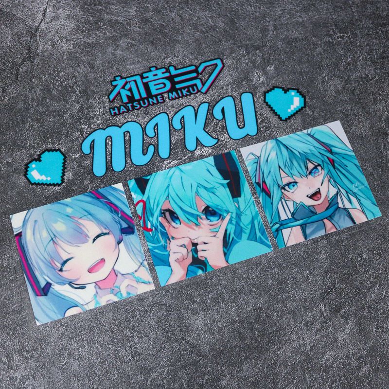 2026年新作クリエイティブ初音ミクアニメ反射ステッカー、車 - Car Accessories Rear のレビューと価格