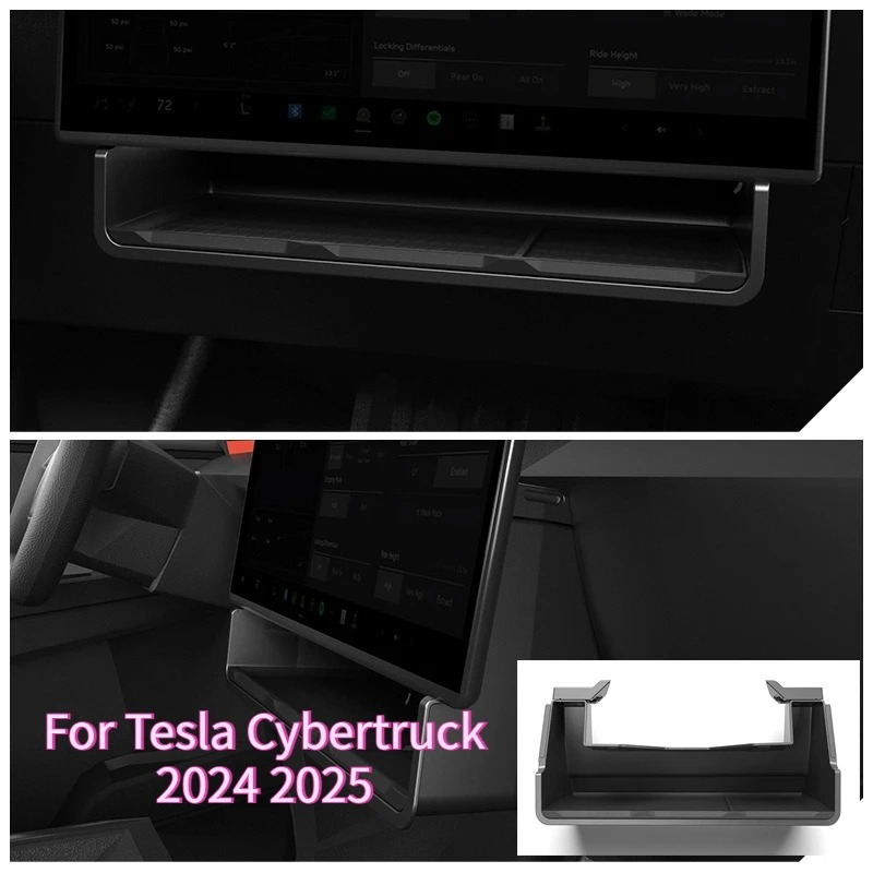 テスラサイバートラック2025用アンダースクリーン収納ボック - Car Seat Organizer のレビューと価格