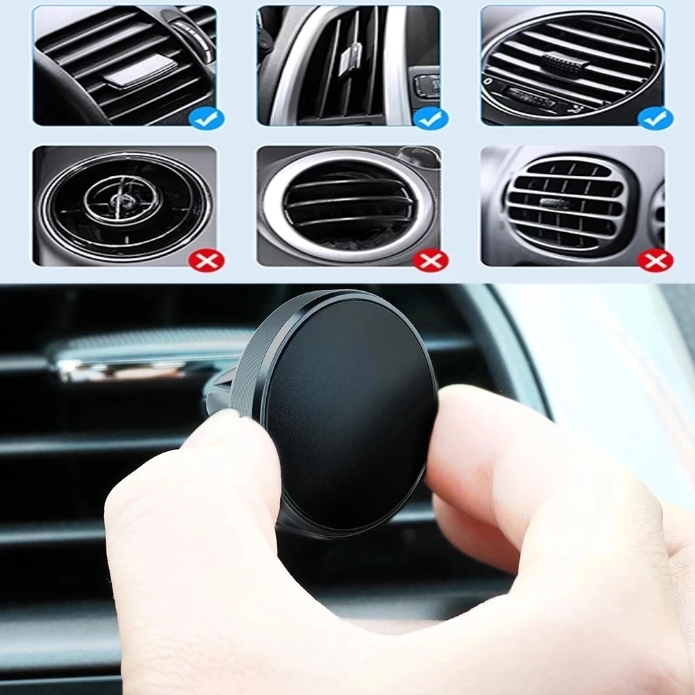 車載用マグネット式携帯電話ホルダー、iPhone 14、13 - Car Phone Holder Magnetic のレビューと価格