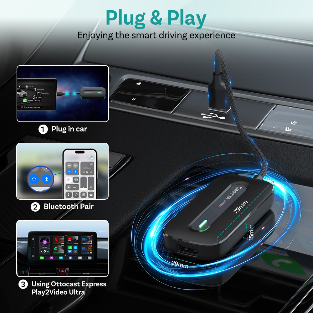 OTTOCAST Play2Video Express ワイ - Car Accessories Youtube のレビューと価格