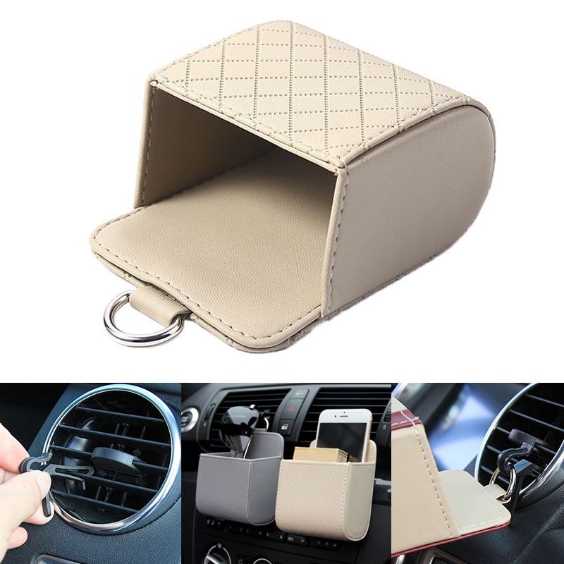 新車用携帯電話ホルダー マウント エアベント吊り下げ収納ボッ - Car Seat Organizer のレビューと価格