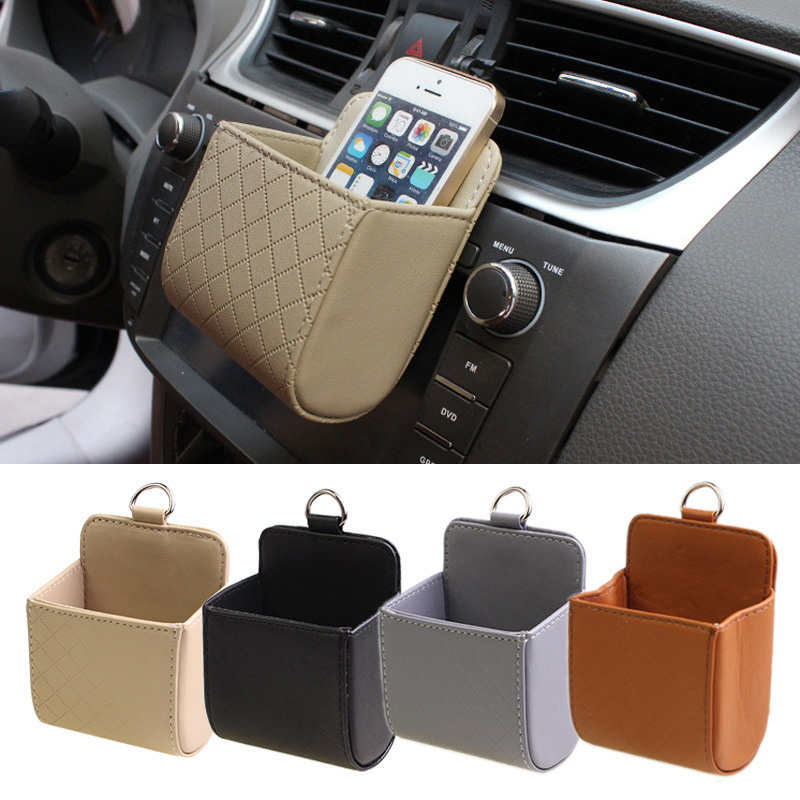 新車用携帯電話ホルダー マウント エアベント吊り下げ収納ボッ - Car Seat Organizer のレビューと価格