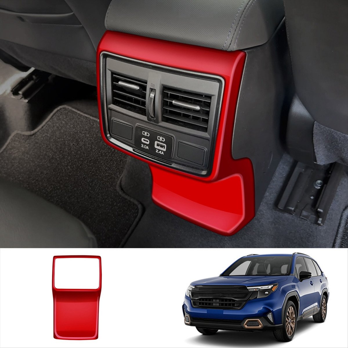 スーパーセール 車用リアエアコントリムカバー 後部座席アンチ - Car Accessories Rear のレビューと価格
