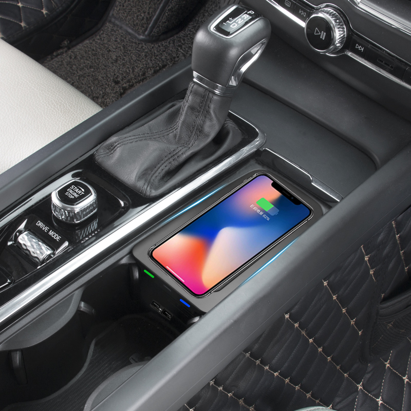 ワイヤレスカーチャージャー,携帯電話用の特別なカーアクセサリ - Volvo Car Accessories Xc60 のレビューと価格