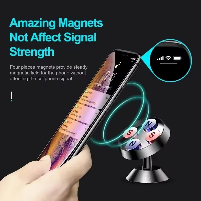マグネット式車載携帯電話ホルダー マグネットマウント モバイ - Car Phone Holder Magnetic のレビューと価格